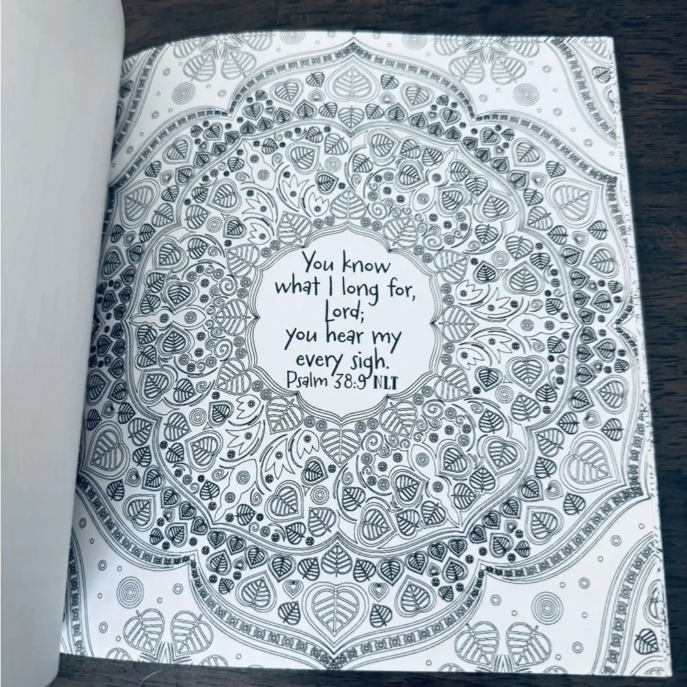 For I Know the Plans Bible Verse Adult Coloring Book